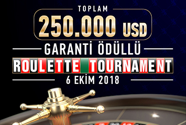 100.000 USD Ödüllü Rulet Turnuvası